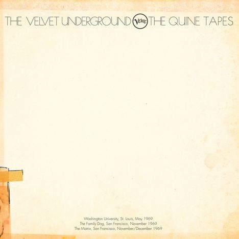 The Velvet Underground: Quine Tapes Vol.1-3 (180g Deluxe Box) (mono), 6 LPs