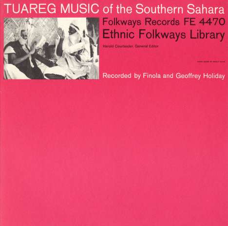 Finola And Geoffrey Holiday: Tuareg Music Of The Southern Sahara, CD