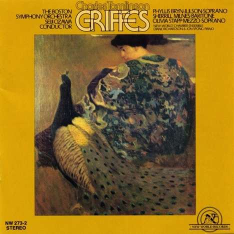 Charles Tomlinson Griffes (1884-1920): Lieder, CD
