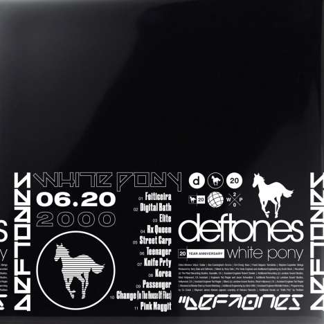 Deftones: White Pony (20th Anniversary Deluxe Edition), 4 LPs