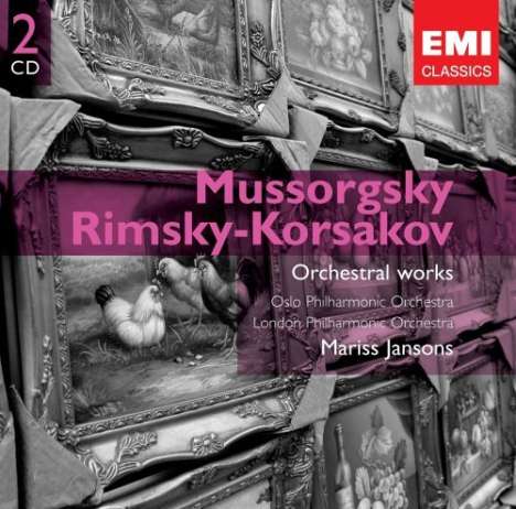 Modest Mussorgsky (1839-1881): Bilder einer Ausstellung (Orch. Fass.), 2 CDs