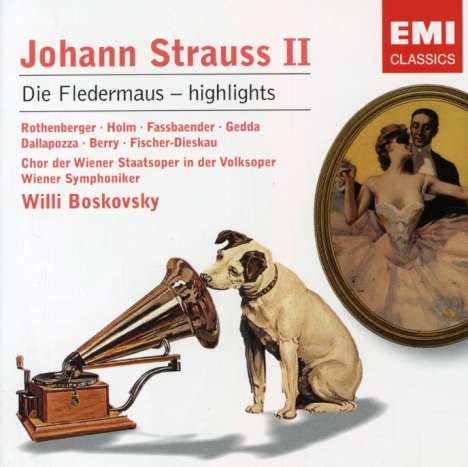 Johann Strauss II (1825-1899): Die Fledermaus (Ausz.), CD