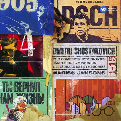 Dmitri Schostakowitsch (1906-1975): Symphonien Nr.1-15, 10 CDs