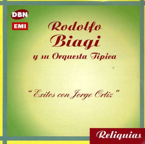 Rodolfo Biagi: Exitos Con Jorge Ortiz, CD