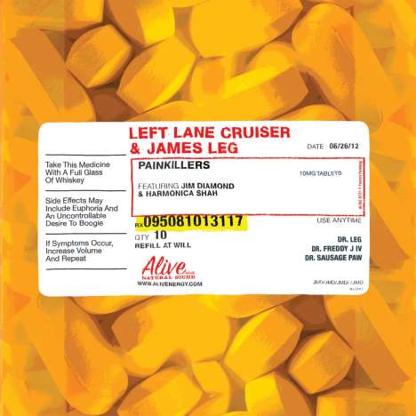 Left Lane Cruiser &amp; James Leg: Pain Killers, CD