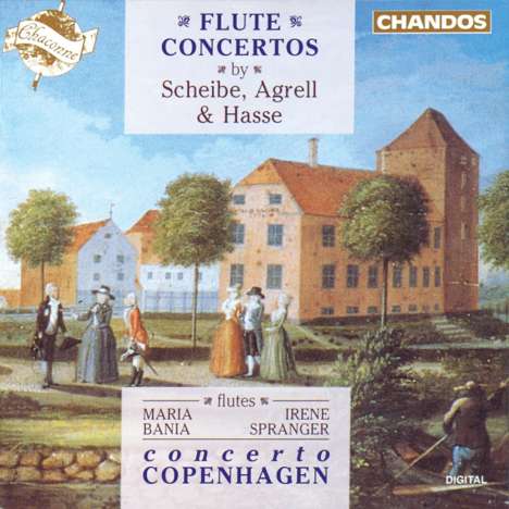 Johann Adolph Hasse (1699-1783): Flötenkonzert in G, CD