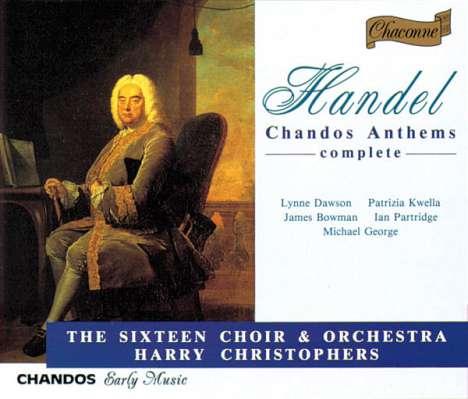Georg Friedrich Händel (1685-1759): Chandos Anthems Vol.1-4, 4 CDs