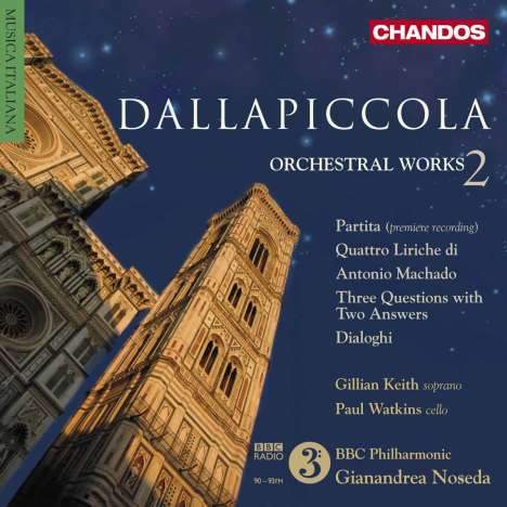 Luigi Dallapiccola (1904-1975): Orchesterwerke Vol.2, CD
