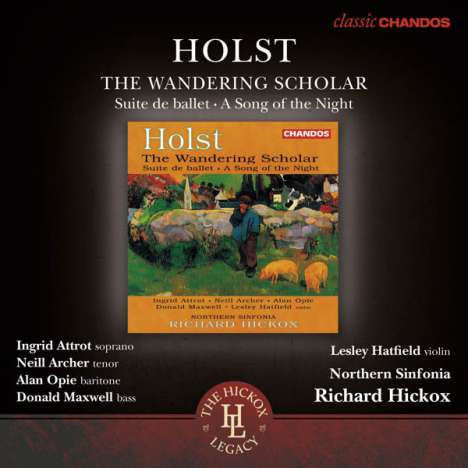 Gustav Holst (1874-1934): The Wandering Scholar op.50, CD