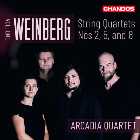 Mieczyslaw Weinberg (1919-1996): Streichquartette Vol.1 (Arcadia Quartet), CD