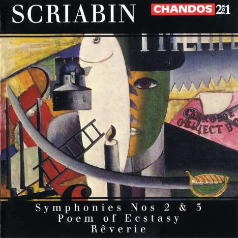 Alexander Scriabin (1872-1915): Symphonien Nr.2 &amp; 3, 2 CDs