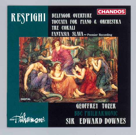 Ottorino Respighi (1879-1936): Toccata f.Klavier &amp; Orchester, CD