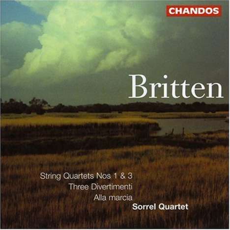 Benjamin Britten (1913-1976): Streichquartette Nr.1 &amp; 3, CD