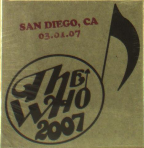 The Who: Live: San Diego, CA 03.01.07, 2 CDs