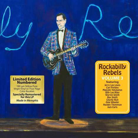 Rockabilly Rebels Volume 3 (remastered) (180g) (Limited Numbered Edition) (Yellow Vinyl), LP