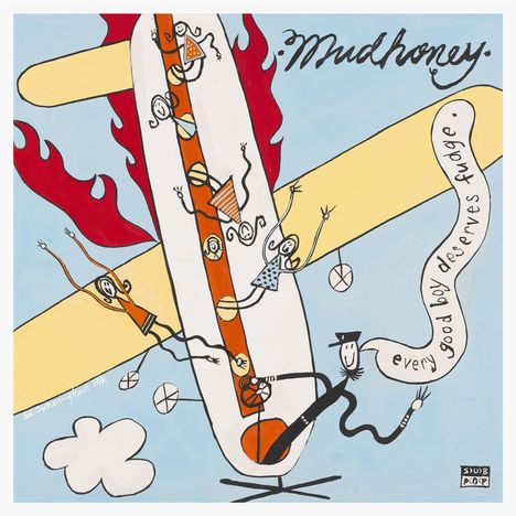 Mudhoney: Every Good Boy Deserves Fudge (remastered) (30th Anniversary Deluxe Edition) (Light Blue Marbled &amp; Red Vinyl), 2 LPs