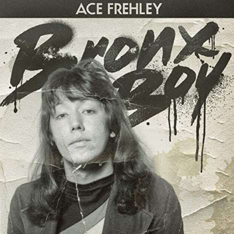 Ace Frehley: Bronx Boy (Limited-Numbered-Edition) (White/Black Marbled Vinyl), Single 12"