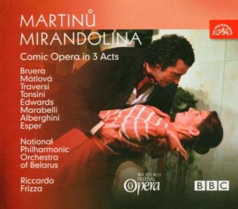 Bohuslav Martinu (1890-1959): Mirandolina (Komische Oper in 3 Akten), 2 CDs
