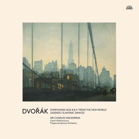 Antonin Dvorak (1841-1904): Symphonien Nr.8 &amp; 9 (180g), 3 LPs