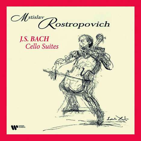 Johann Sebastian Bach (1685-1750): Cellosuiten BWV 1007-1012 (180g), 4 LPs