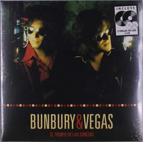 Bunbury &amp; Vegas: El Tiempo De Las Cerezas (180g), 2 LPs und 2 CDs
