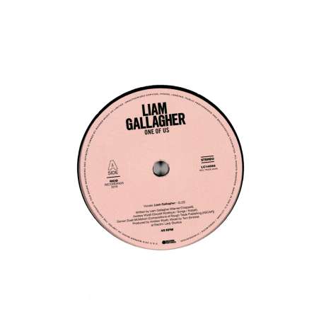 Liam Gallagher: One Of Us, Single 7"