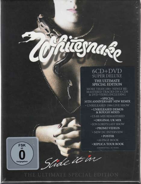 Whitesnake: Slide It In (The Ultimate Special Edition), 6 CDs und 1 DVD