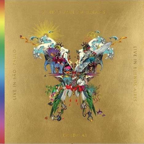 Coldplay: Live In Buenos Aires / Live In São Paulo / A Head Full Of Dreams (Film), 2 CDs und 2 DVDs