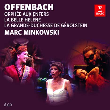 Jacques Offenbach (1819-1880): Mark Minkowski dirigiert Offenbach (3 Opern-Gesamtaufnahmen), 6 CDs