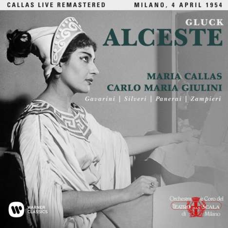 Christoph Willibald Gluck (1714-1787): Alceste (ital.Fassung) (Remastered Live Recording Mailand 04.04.1954), 2 CDs