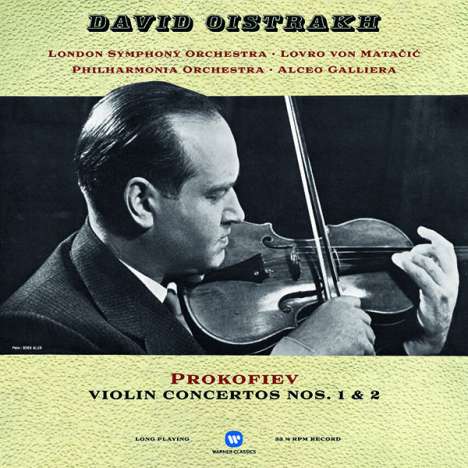 Serge Prokofieff (1891-1953): Violinkonzerte Nr.1 &amp; 2 (180g), LP