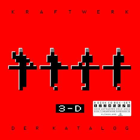 Kraftwerk: 3-D Der Katalog, 8 CDs
