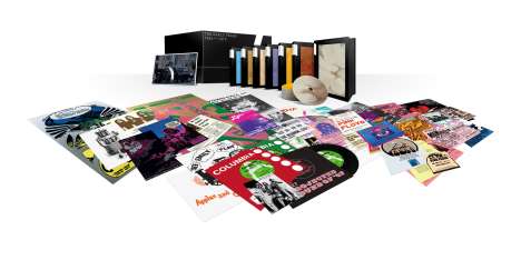 Pink Floyd: The Early Years 1965 - 1972 (Limited Edition), 10 CDs, 9 DVDs, 8 Blu-ray Discs und 5 Singles 7"