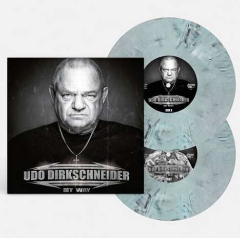 Udo Dirkschneider: My Way (Limited Edition) (White/Black/Blue Marbled Vinyl) (Signed Print Edition), 2 LPs