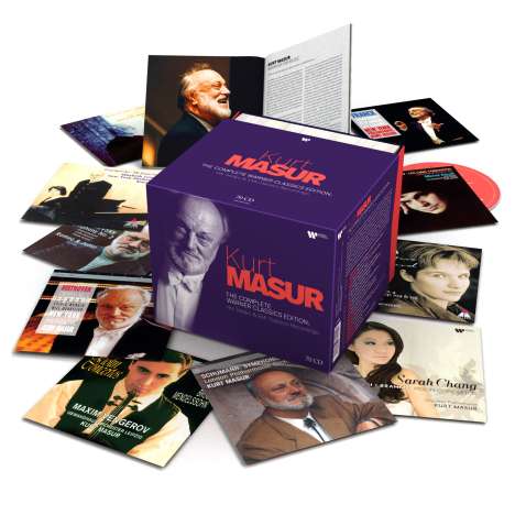 Kurt Masur - The Complete Warner Classics Edition (Teldec &amp; EMI Classics Recordings), 70 CDs
