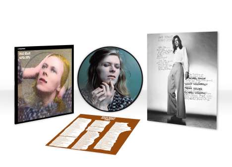 David Bowie (1947-2016): Hunky Dory (2015 Remaster) (Limited 50th Anniversary Edition) (Picture Disc), LP