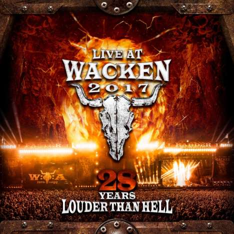 Live At Wacken 2017: 28 Years Louder Than Hell, 2 CDs und 2 DVDs