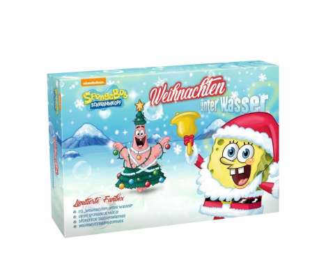 SpongeBob Schwammkopf: Weihnachten unter Wasser (Limited-Fanbox), 1 CD und 1 Merchandise