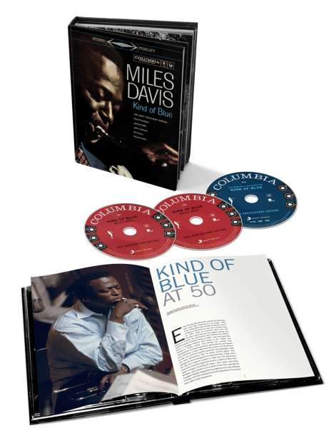 Miles Davis (1926-1991): Kind Of Blue (Deluxe 50th Anniversary Collector's Edition), 2 CDs und 1 DVD