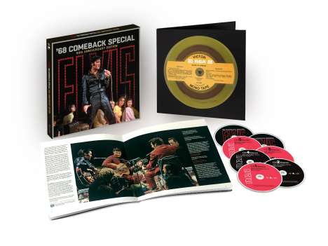 Elvis Presley (1935-1977): Elvis: '68 Comeback Special (50th-Anniversary-Edition), 5 CDs, 2 Blu-ray Discs und 1 Buch