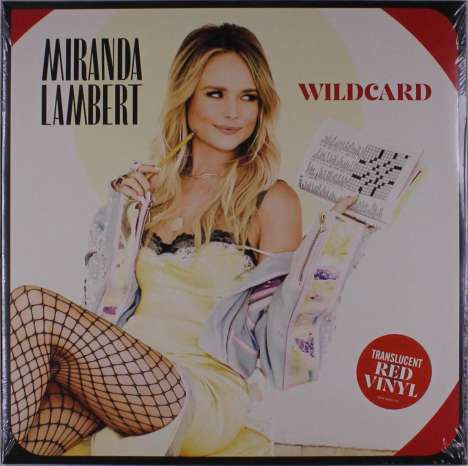 Miranda Lambert: Wildcard (Tranlucent Red Vinyl), 2 LPs