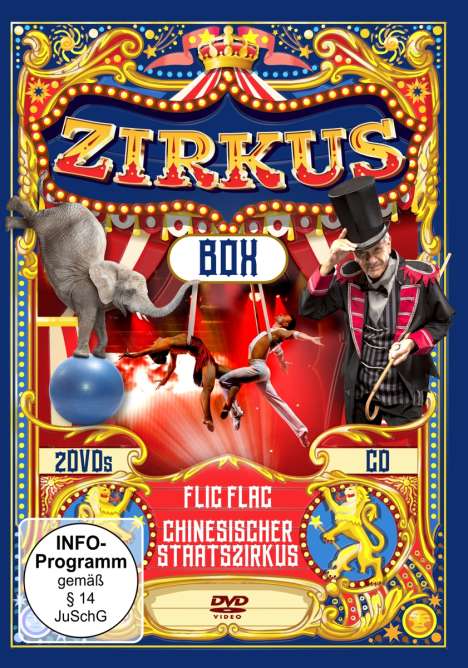 Zirkus Box, 2 DVDs und 1 CD