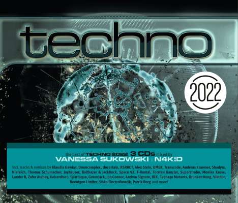 Techno 2022, 3 CDs