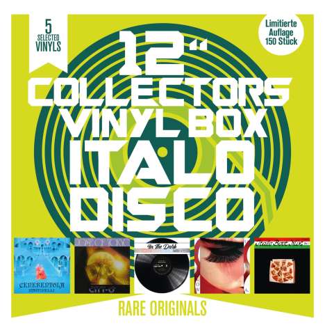 12" Collectors Vinyl Box: Italo Disco (Limited Edition), 5 LPs
