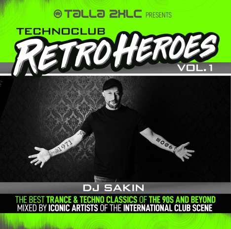 Talla 2XLC presents Techno Club Retroheroes Vol.1, CD