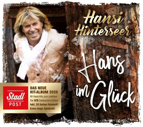 Hansi Hinterseer: Hans im Glück (66 Jahre Edition), 3 CDs