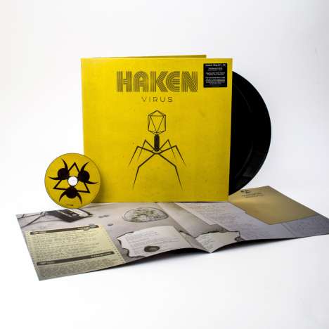 Haken: Virus (180g), 2 LPs und 1 CD