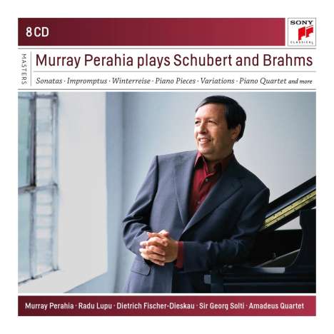 Murray Perahia plays Brahms &amp; Schubert, 8 CDs