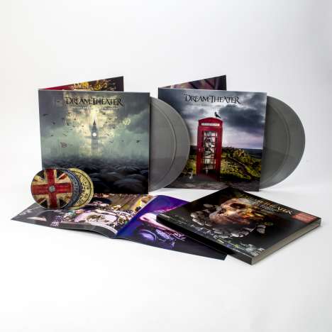 Dream Theater: Distant Memories: Live In London (180g) (Limited Box Set) (Silver Vinyl) (exklusiv für jpc!), 4 LPs und 3 CDs