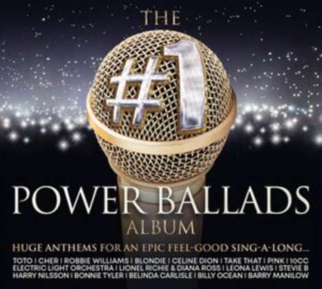 The #1 Album: Power Ballads, 3 CDs